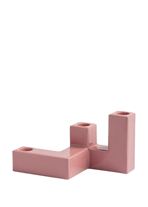 Pink Candle Holder Tube
