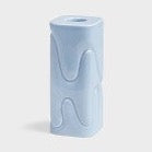 Baby Blue Puffy Candle holder