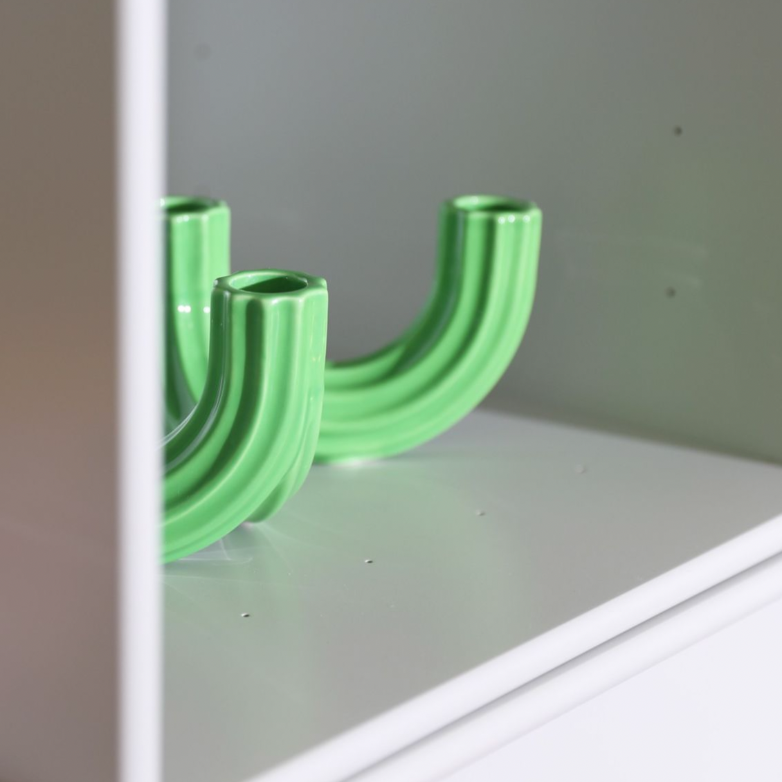 Green Churro Candleholder