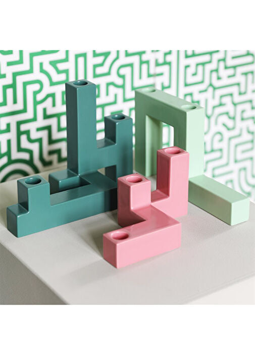 Pink Candle Holder Tube